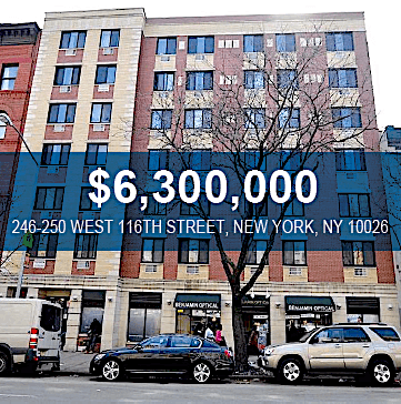 246 West 116th Street Multifamily Investment Sale - Harlem New York, NY - $6.3M - Skyline Properties closed deal