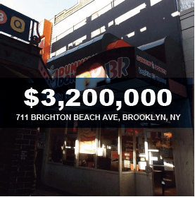 711 Brighton Beach Avenue Mixed Use Investment Sale - Brighton Beach Brooklyn, NY - $3.5M - Skyline Properties closed deal