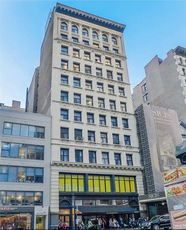236 Fifth Avenue: $65M Office (2017) 236 Fifth Avenue Office sold for $65M - Ground Lease (2017) to Kaufman Organization in Midtown Manhattan